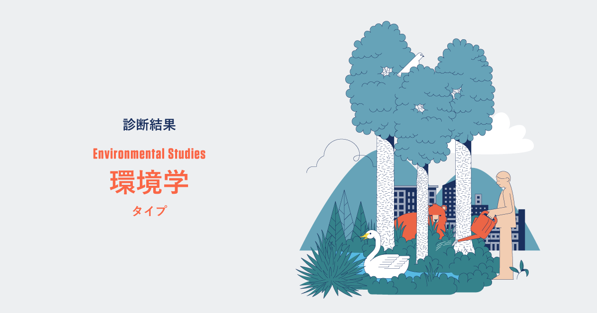 わたしは「環境学」タイプ！｜ナビスコラ：学問分野診断＆相関図